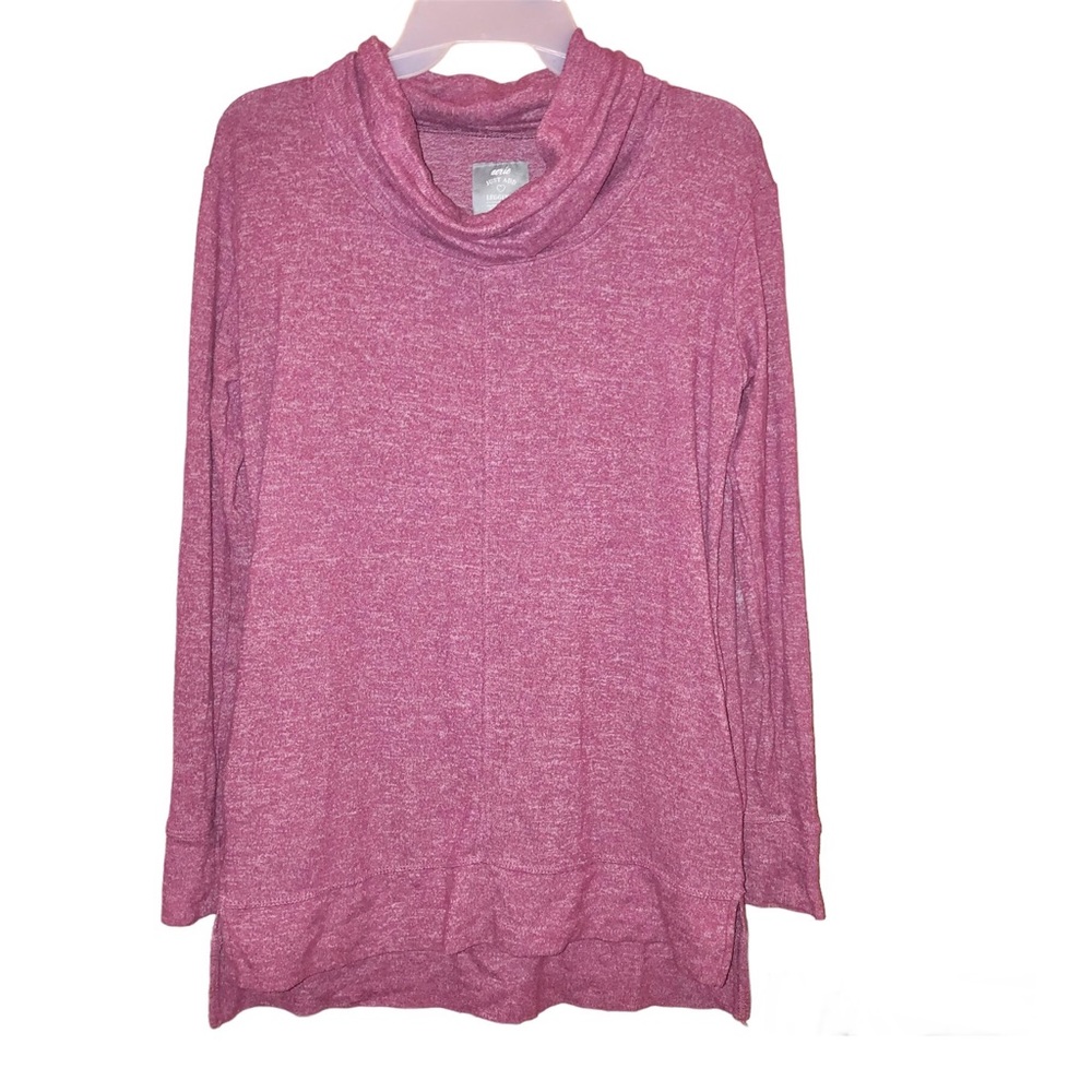 Aerie Cowl Neck Just Add Leggings Sweater Purple‎ Small